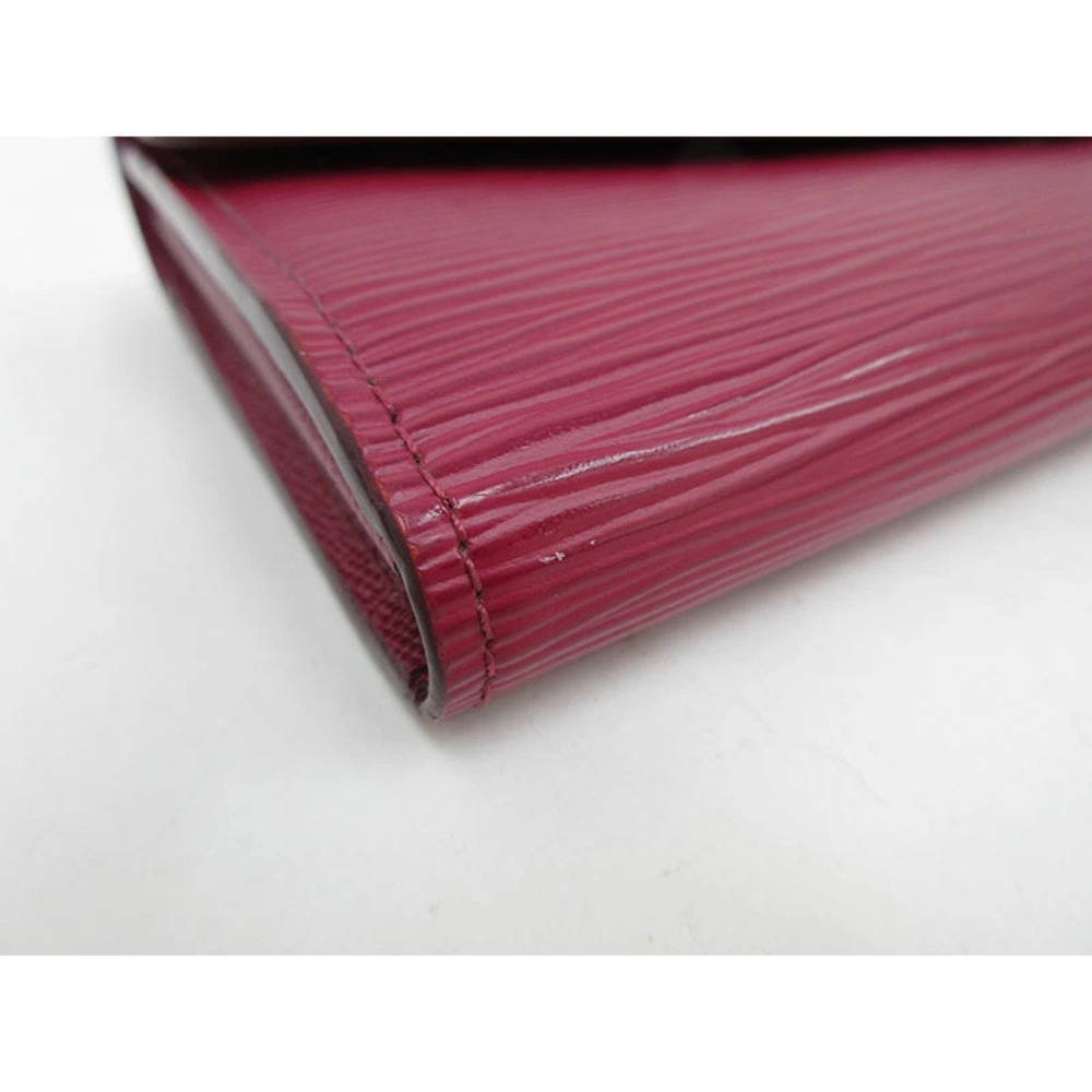 LOUIS VUITTON Epi Portefeuille Sarah Long Wallet Fuschia Pink - Picture 8 of 9